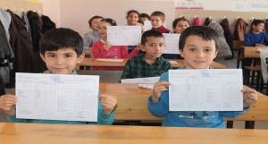 2014-2015 Eğitim Öğretim Yılı Yarıyıl Karneleri Dağıtıldı