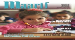 Karaman Milli Eğitim Müdürlüğü Maarif Dergisi Yayımda