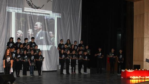 Gazi Mustafa Kemal Atatürkü Anma Programı Yapıldı
