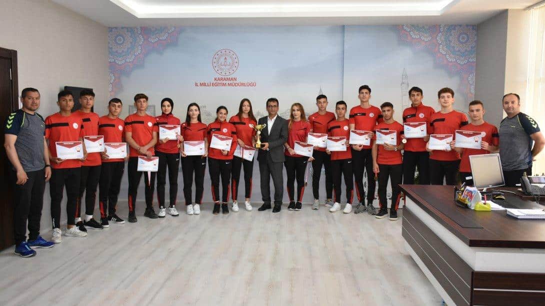 Karaman Hakkı Tekke Spor Lisesinden Türkiye Şampiyonluğu