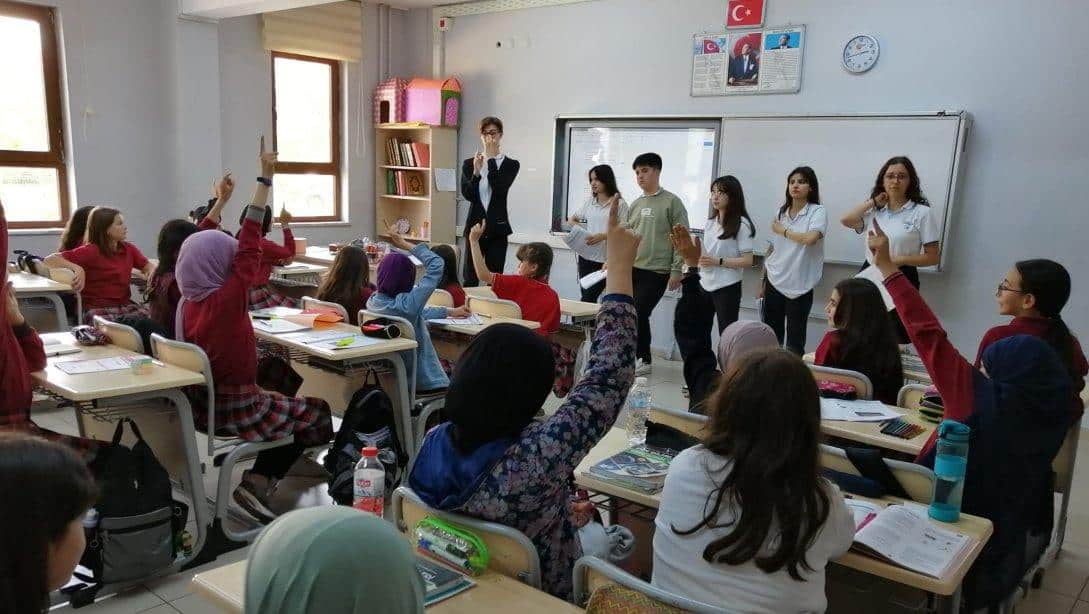 Karaman'da Fen Lisesi Öğrencileri,  'Ciğerlerimiz Sönmesin' Dedi