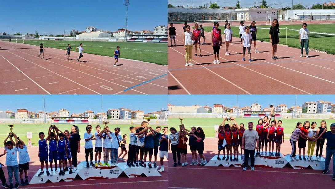 Karaman'da Bu yıl İlki Gerçekleştirilen Karaman Kulüpler Atletizm Yarışmaları Coşkuyla Tamamlandı