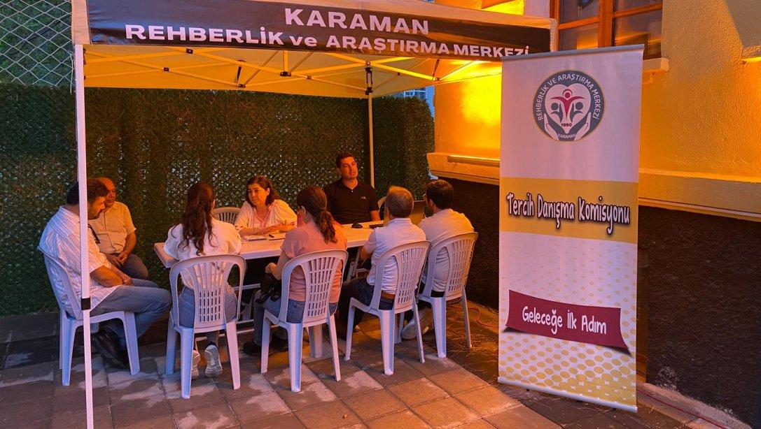 Karaman'da YKS Tercih Danışmanlığı Merkezi Standı Açıldı