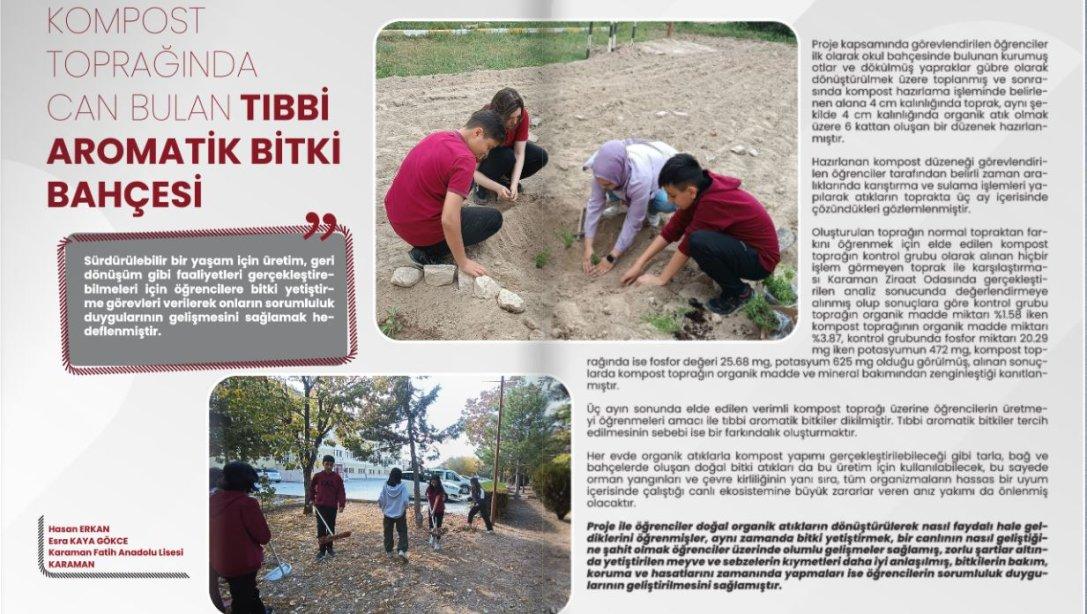 Gençlerden Çevreye Duyarlı Proje: Kompostla Hayat Bulan Bitkiler Maarifin Yüz Akı'nda